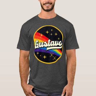 Gustavo Rainbow In Space Vintage Style T-Shirt
