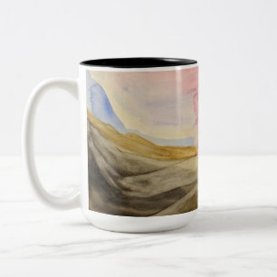 Gusten in the Underworld by Hilma af Klint Two-Tone Coffee Mug