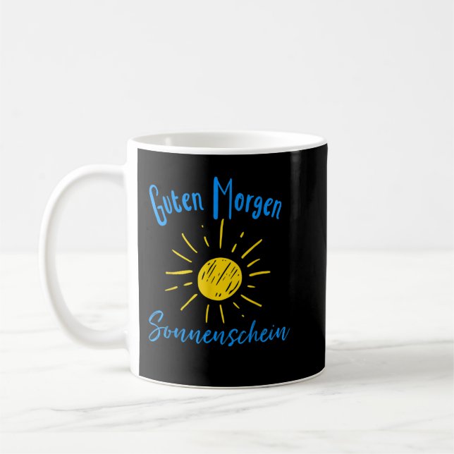 Guten Morgen Sonnenschein Coffee Mug (Left)