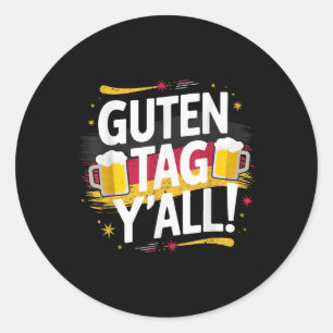 Guten Tag Yall German Beer Humour Fun 