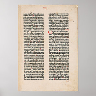 Gutenberg genesis p 3 poster