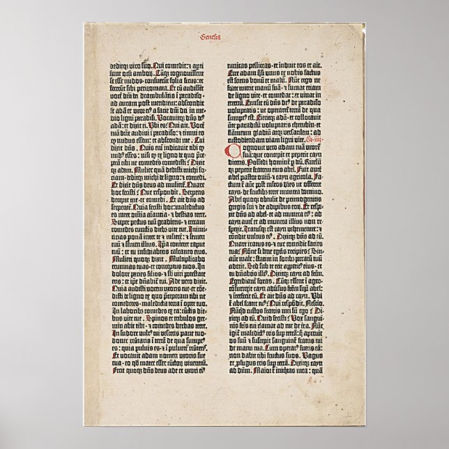 Gutenberg genesis p 3 poster (Front)