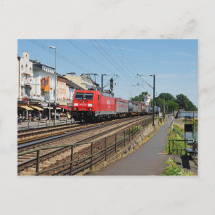 Güterzug in Rüdesheim am Rhein Postcard