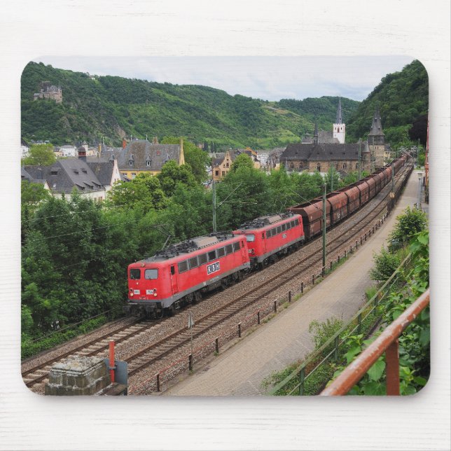 Güterzug in St. Goar Mouse Pad (Front)
