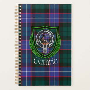Guthrie Scottish Clan Tartan & Crest Planner