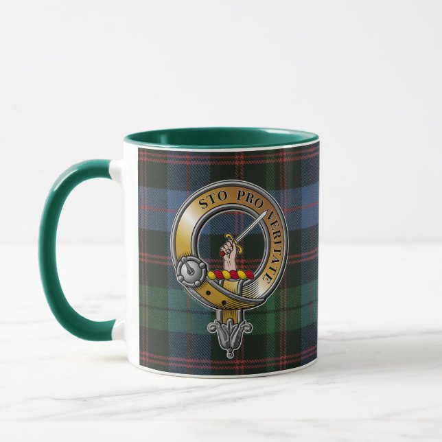Guthrie Tartan & Badge Mug (Left)