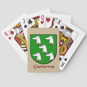 Gutierrez Heraldic Shield Playing Cards