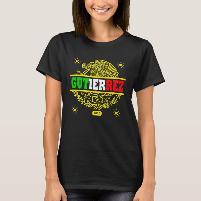 GUTIERREZ MEXICO GOLD T-Shirt (Front)