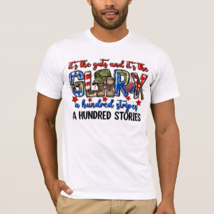 Guts and Glory: A Soldier’s Honor T-Shirt