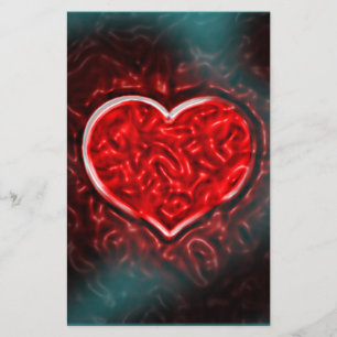 Gutsy Valentine Stationery