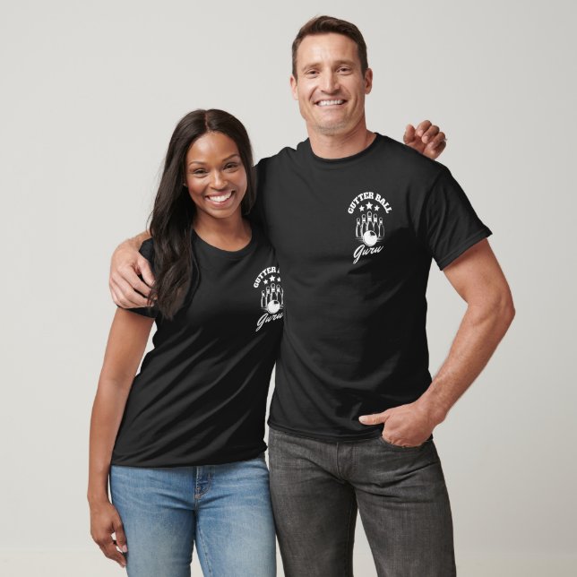 Gutter Ball Guru Funny Bowling Lovers Bowler T-Shirt (Unisex)