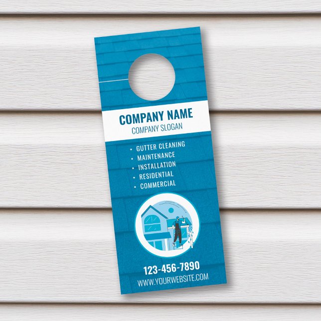 Gutter Cleaning Door Hanger (Creator Uploaded)
