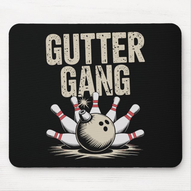 Gutter Gang Bowling 1  Mouse Pad (Front)