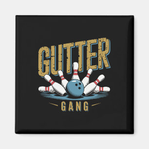Gutter Gang Bowling Funny Bowler 1  Magnet