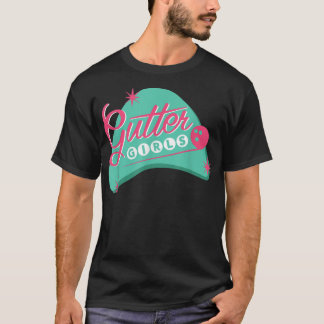 Gutter Girls Bowling League Team For Women or Girl T-Shirt