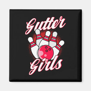 Gutter Girls Bowling Magnet