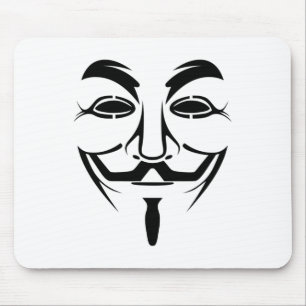 Guy Anonymous Fawkes Mask Shirt Halloween Gift Ide Mouse Pad