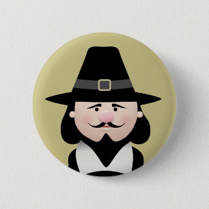 Guy Fawkes 6 Cm Round Badge