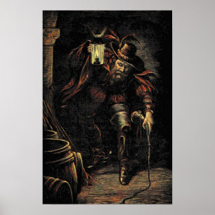 Guy Fawkes Conspirator in Gunpowder Plot Treason Poster