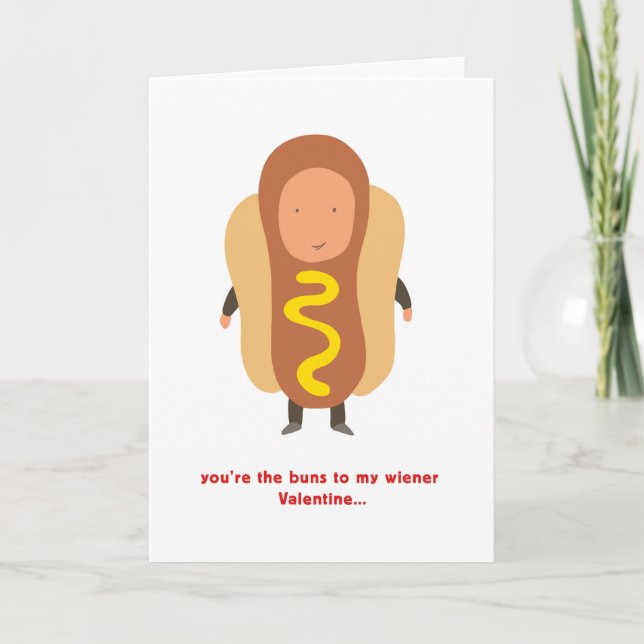 guy in a hot dog suit holiday card (Front)