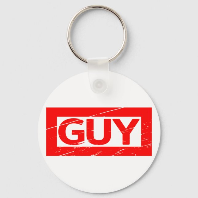 Guy Stamp Key Ring (Front)