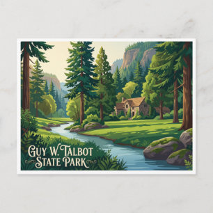 Guy W. Talbot State Park Dunthorpe Oregon Postcard