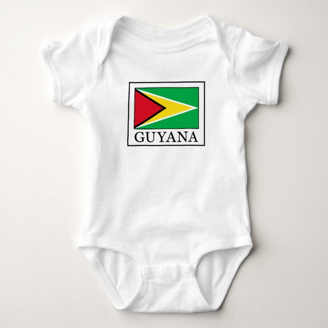 Guyana Baby Bodysuit (Front)