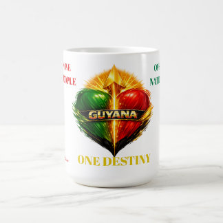 Guyana colourful coffee mug