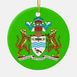 GUYANA* Custom Christmas Ornament