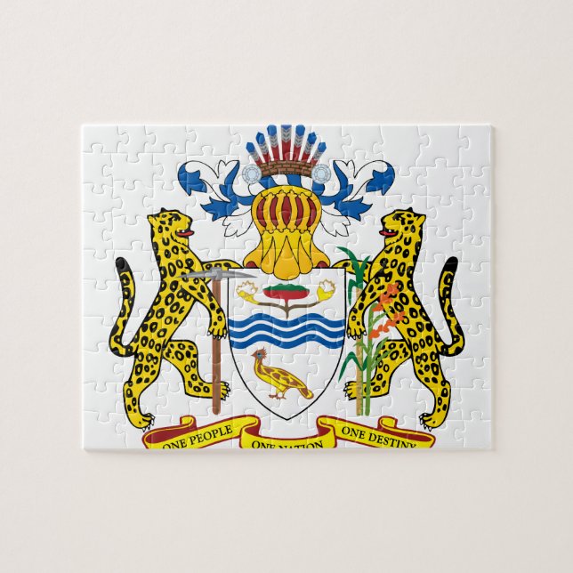 guyana emblem jigsaw puzzle (Horizontal)