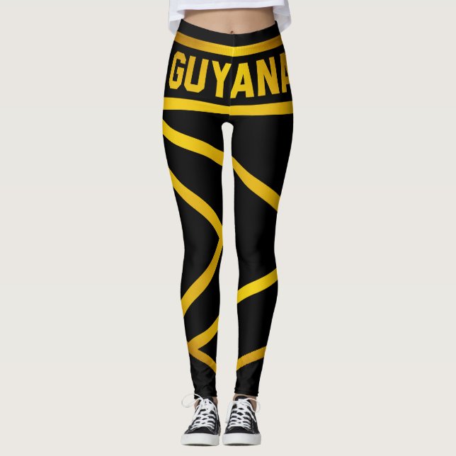 Guyana Emblem Leggings (Front)