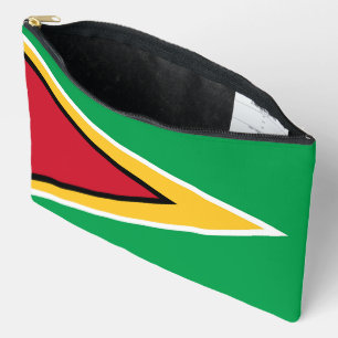 Guyana flag accessory pouch