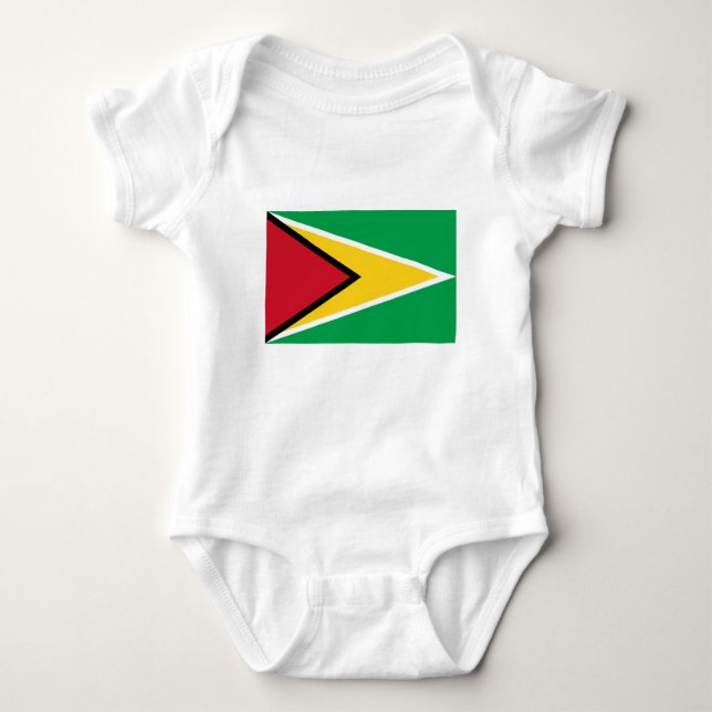 Guyana Flag Baby Bodysuit (Front)