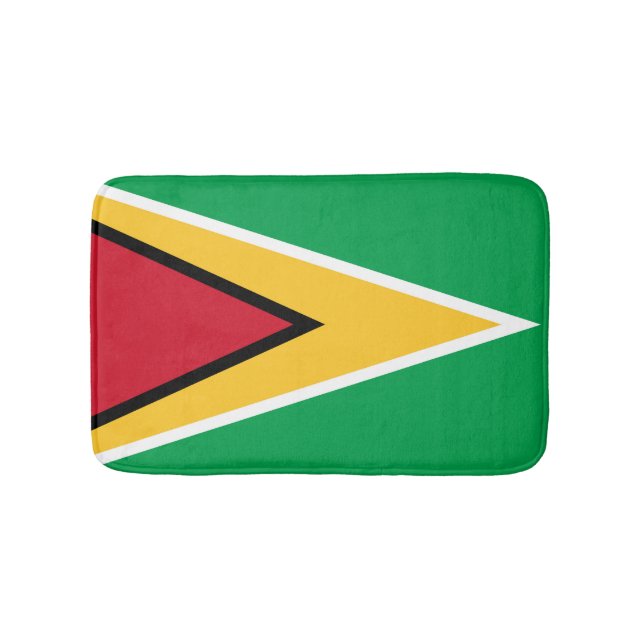 Guyana flag bath mat (Front)