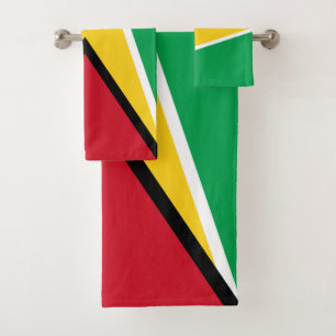 Guyana flag  bath towel set