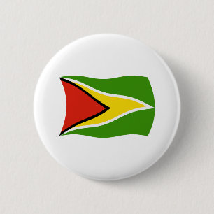 Guyana Flag Button