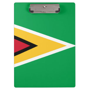 Guyana flag clipboard