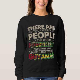 Guyana Flag Dress Guyanese Girls & Women Sweatshirt