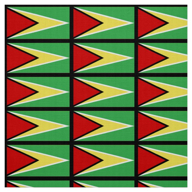 Guyana Flag Fabric (Swatch)
