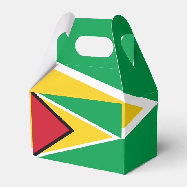Guyana flag  favour box (Front Side)