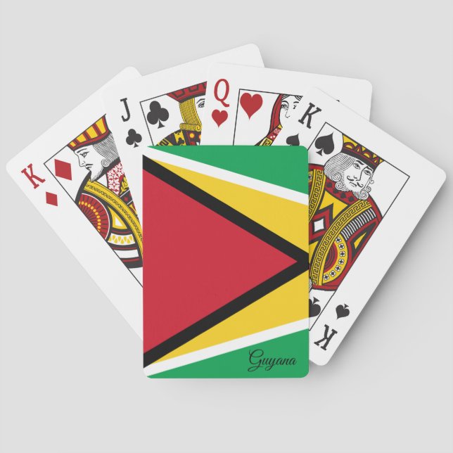 Guyana Flag Games, Guyana Playing Cards (Back)
