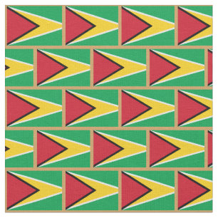 Guyana Flag & Guyana fashion Fabric /sports