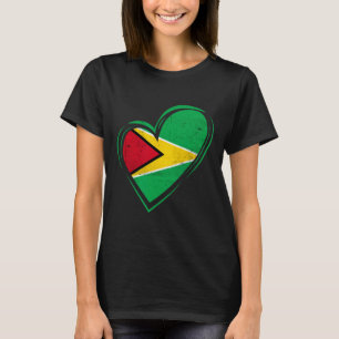 Guyana Flag Guyanese Caribbean Cruise Cricket Kaie T-Shirt