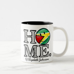 Guyana Flag Housewarmer Two-Tone Coffee Mug