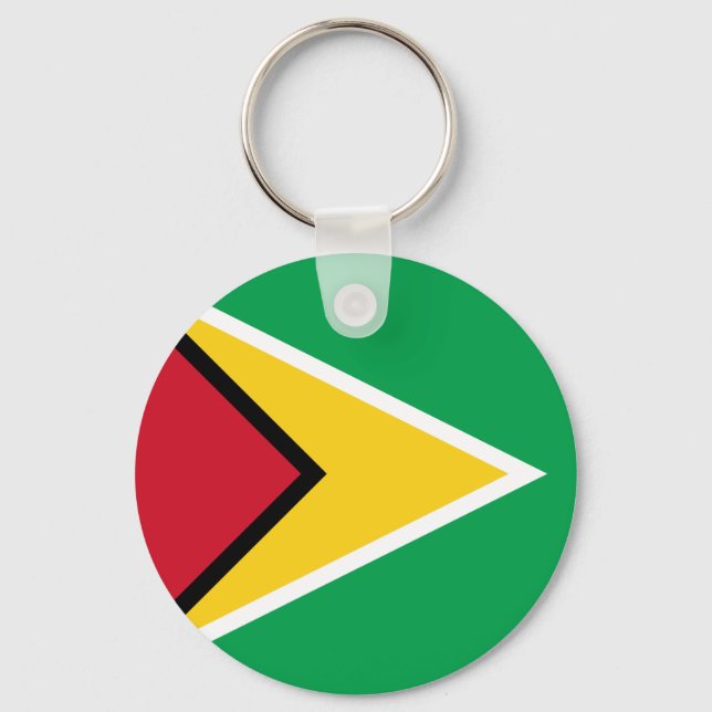 Guyana Flag Key Ring (Front)