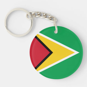 Guyana Flag Key Ring