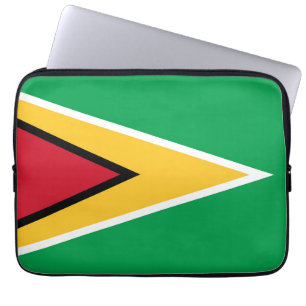 Guyana flag laptop sleeve