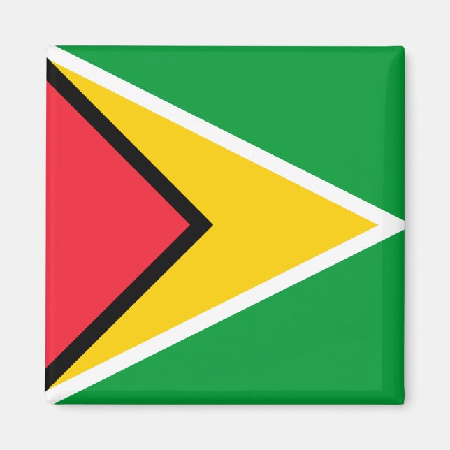 Guyana Flag  Magnet (Front)