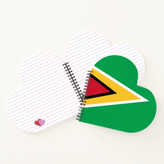 Guyana flag notebook (Inside)