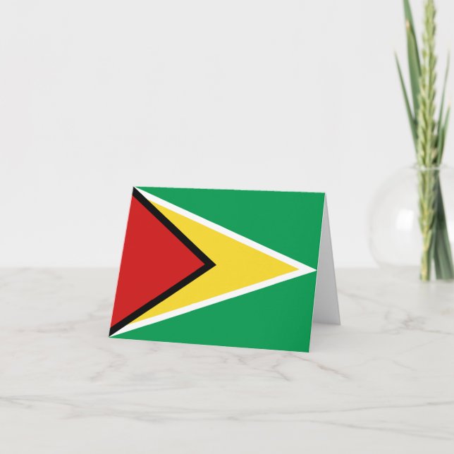 Guyana Flag Notecard (Front)